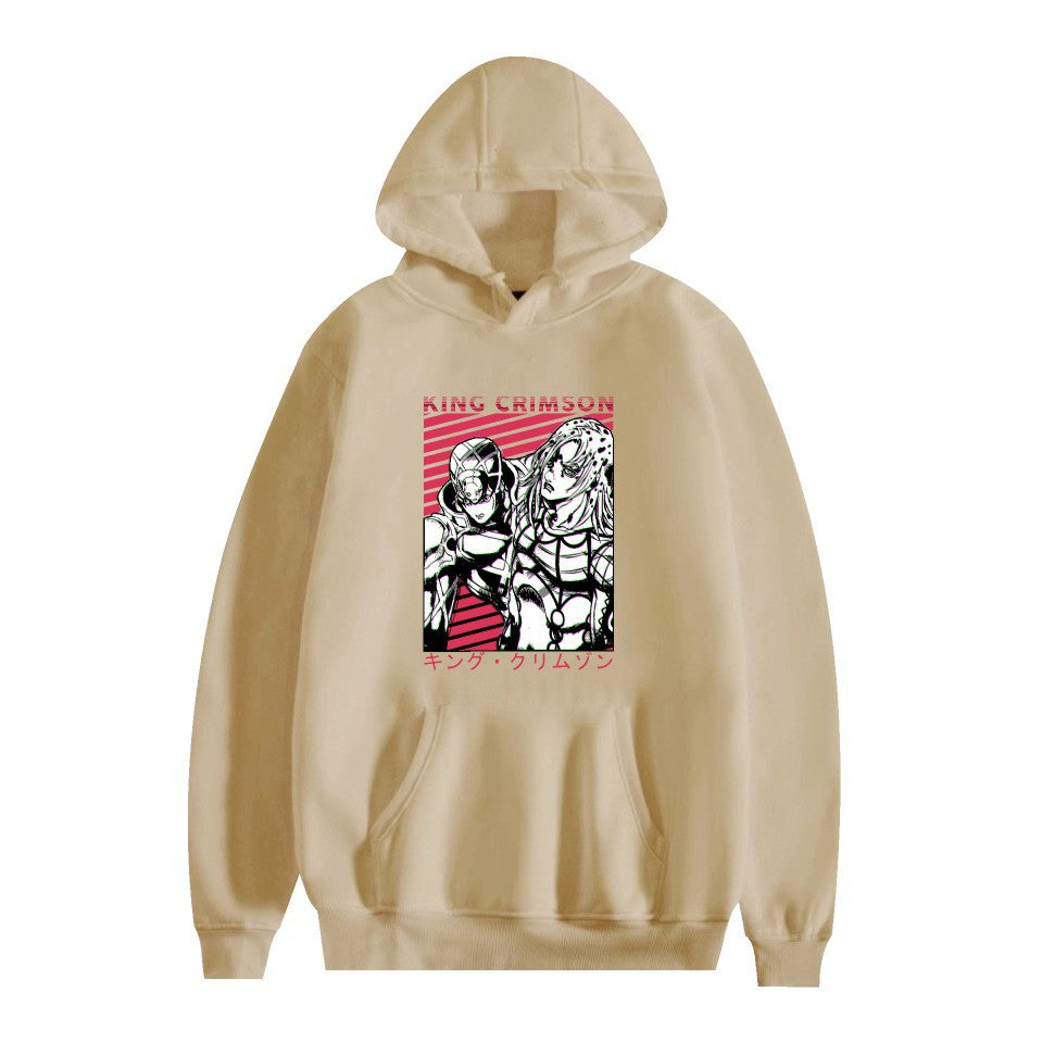 New Hot Hoodie JOJO's Wonderful Adventure Popular Printed Casual Men's and Women's Cross-border Trendy Sweater