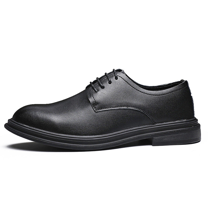 British Men's Shoes, Groomsmen's Black Groom's Business Formal Soft-Soled Suit Leather Shoes, Men's Wedding Shoes, Business Casual