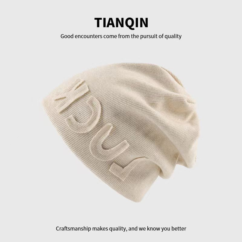 Beanie Hats for Men and Women, Winter Hats, Warm Autumn and Winter Women's Woolen Hats, Corduroy Hats, Winter Baotou Hats