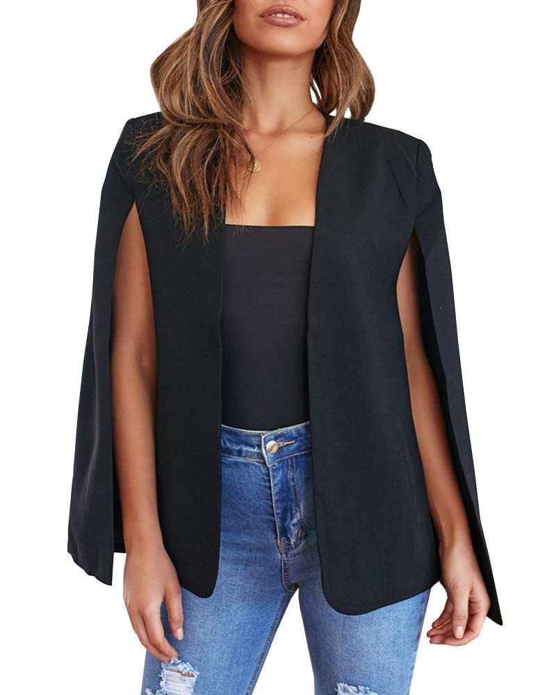 2022 European and American Women's Shawl Jacket Amazon Explosions Cloak Vest Small Suit Multicolor Spot Hair