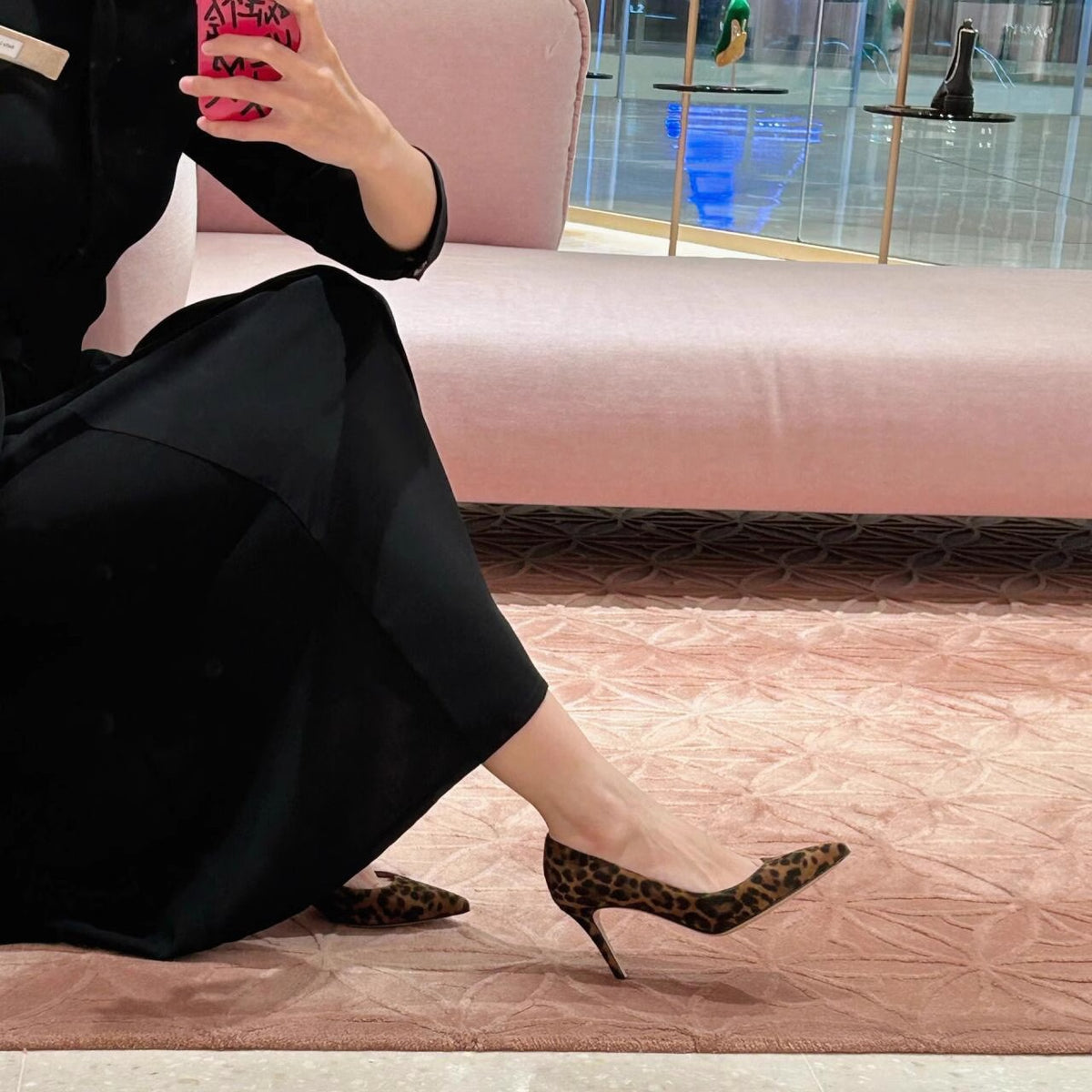 French-Style Leopard Print Pointed-Toe High Heels for Women, Thin Heels, 2026 New Model, Simple and Elegant, Suitable for Pairing with Dresses, Sexy Shallow Mouth Design, Stylish Single Shoes