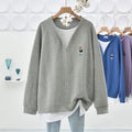 Women's Sweatshirt 2026 Spring, Autumn, and Winter New Style, Mid-Length, Loose, Stylish, Hip-Covering, Popular Top for Petite Figures