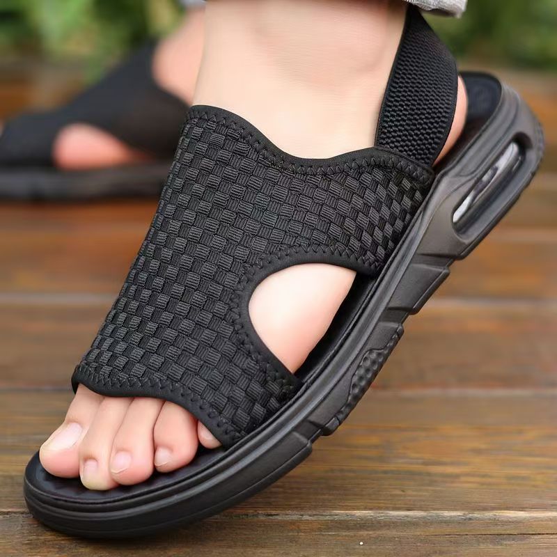 Sandals Men's 2024 Summer Leisure Sports Beach Outdoor Wear Summer Breathable Outdoor Personalized Sandals and Slippers Trendy Non-slip