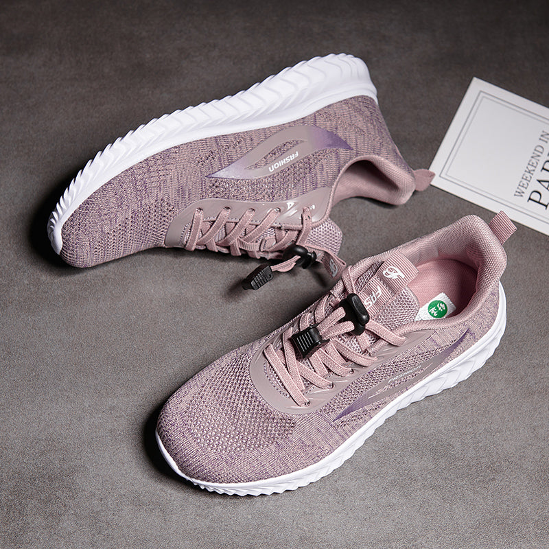 Soft-soled shoes for the elderly women's sports mother shoes 2024 one-step spring and summer middle-aged and elderly milk shoes walking shoes