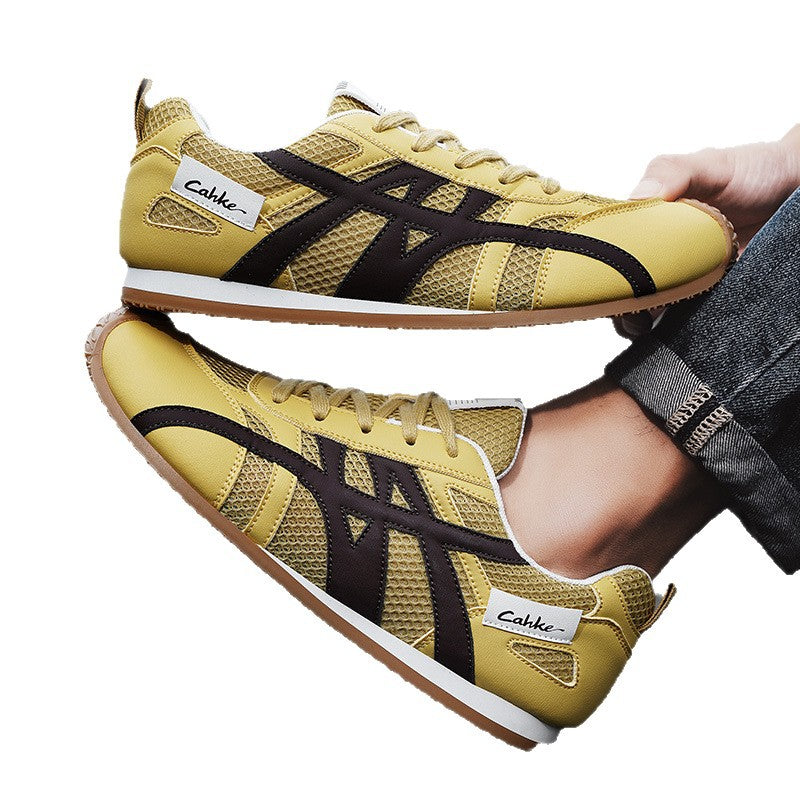 Men's Shoes Moral Training Shoes  New Style Breathable Fashion Simple Stylish Sports Leisure Versatile Flats Lightweight Sports Shoes