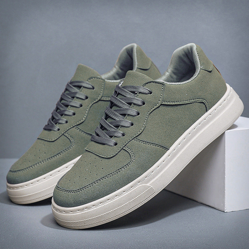 Men's autumn and winter casual shoes retro sneakers Four Seasons single shoes men's leather shoes outdoor hiking fashion trendy men's shoes
