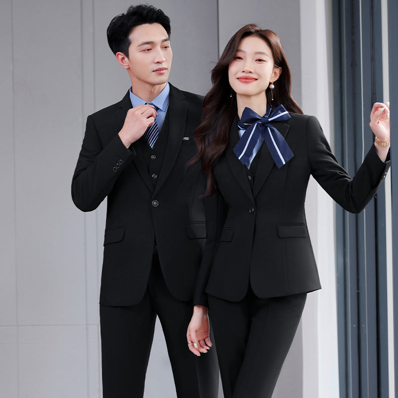 Toni Suit Self-Designed Factory Professional Attire Men's and Women's Suits Professional Attire Temperament Formal Wear Cross-Border Formal Wear Wholesale Dropshipping