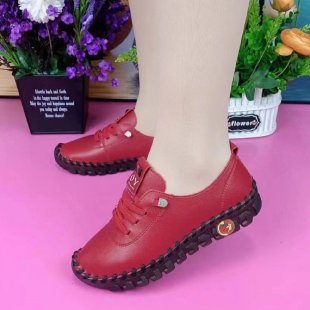 Fashion Single-layer Shoes 2022 Autumn New Soft Bottom Hand-stitched Bag Foreign Trade Large Size Casual Women's Slip-on Lazy Shoes