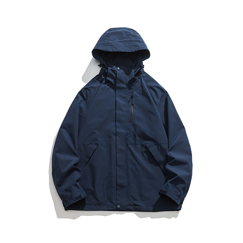 Jack Chuanyang Mountain Trendy Brand Outdoor Rush Jacket Couple's Jacket Men's and Women's Three-in-One Removable Windproof Waterproof Suit