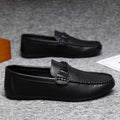 High-End Formal Summer Soft-Soled Business Work Waterproof Lightweight Leather Men's Loafers Men's Thick-Soled Breathable Shoes