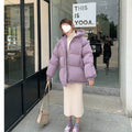 Women's Cotton Jacket 2025 New Style Student Padded Coat Thickened Winter Cotton Clothing Ins Trendy Loose Warm Hooded Jacket