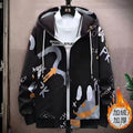 Korean-style New Hoodie Hong Kong-style Loose Simple Hooded Hoodie Cardigan Men's and Women's Fashionable Handsome All-match Jacket