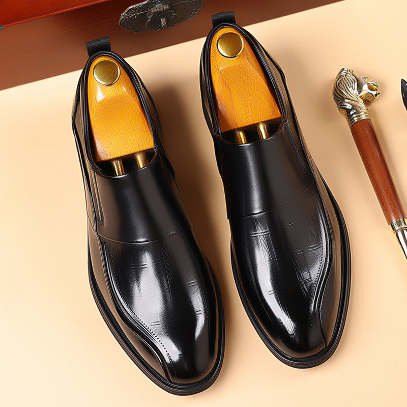 Men's shoes 2024 new business formal shoes men's Korean trend British pointed wedding shoes a generation of hair