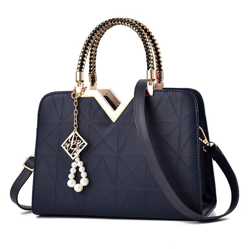 Cross-border ladies handbag trendy fashion shoulder bag simple messenger bag large capacity square bag wholesale bride bag