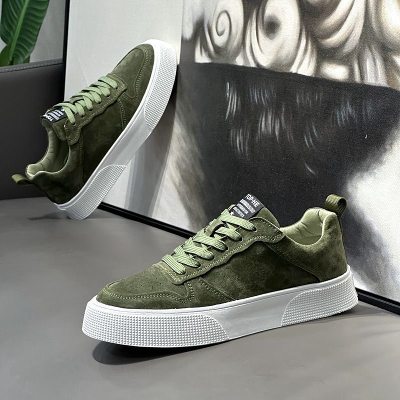 Men's Shoes Spring and Autumn New All-match Comfortable Thick Sole Lightweight Heightened Sneakers Casual Shoes
