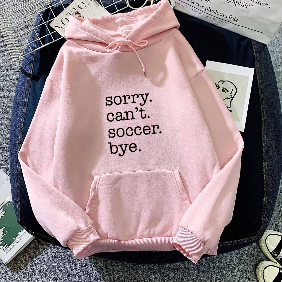 New Cross-Border Autumn and Winter Letter Printed Hoodies and Sweatshirts for Men and Women, Korean Style Trendyy Versatile Tops Amazon