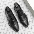 Hairstylist Leather Shoes Men's Large Size Business Formal Casual Shoes Men's British Style Groom's Wedding Shoes Suit Men's Shoes