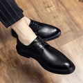 Brock Black Men's Shoes Soft Sole Soft Leather British Men's Formal Business Casual Small Leather Shoes Groom and Best Man Leather Shoes
