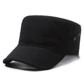 Hat Men's Single Hat Flat Top Hat Single Hat Men's Middle-aged Sun Hat Spring and Autumn Sun Hat Men's Casual Hat