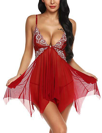 Foreign trade supply new European and American explosions lace mesh sexy pajamas sexy underwear suspenders skirt factory direct sales