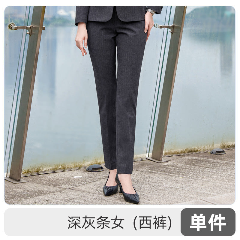 Autumn and winter new men's and women's same style business attire 4S shop business suit suit slim temperament hotel formal overalls