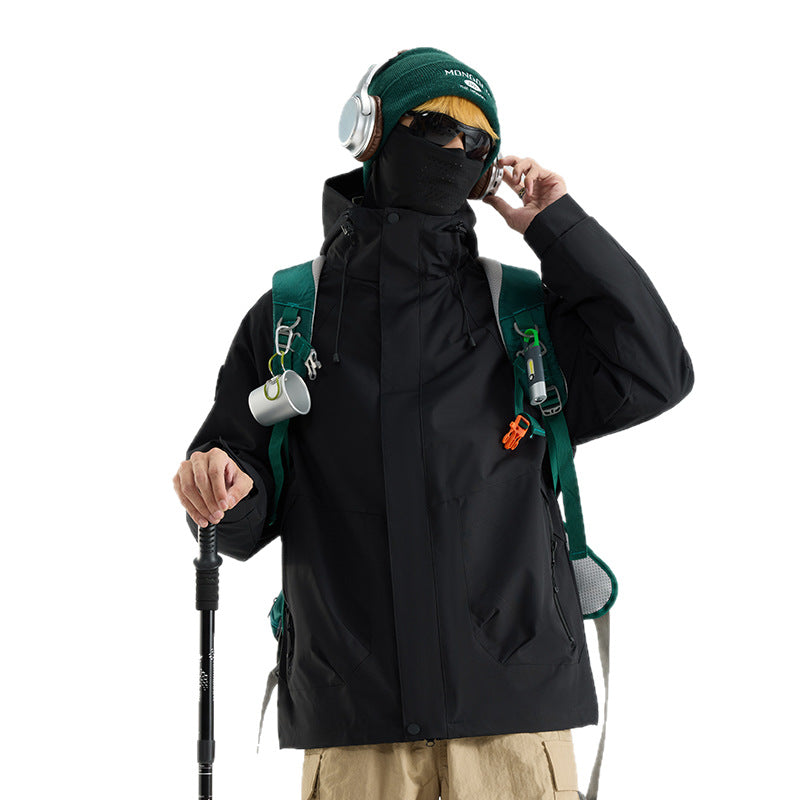 Printed Custom-Made Jackets, Outdoor Three-In-One Jackets for Men and Women, Travel Outdoor Three-Proof Printable High-Quality Jackets