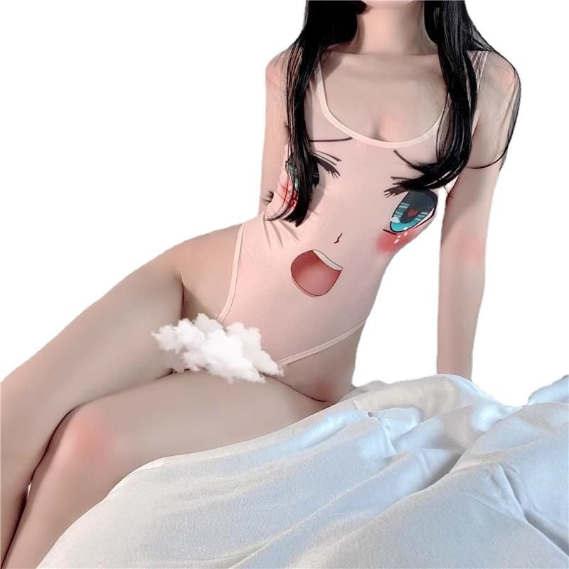 Sexy and Hot but Emotional Underwear Silk Stockings Uniform Stimulatory Sling Nightgown Q Interesting Pajamas