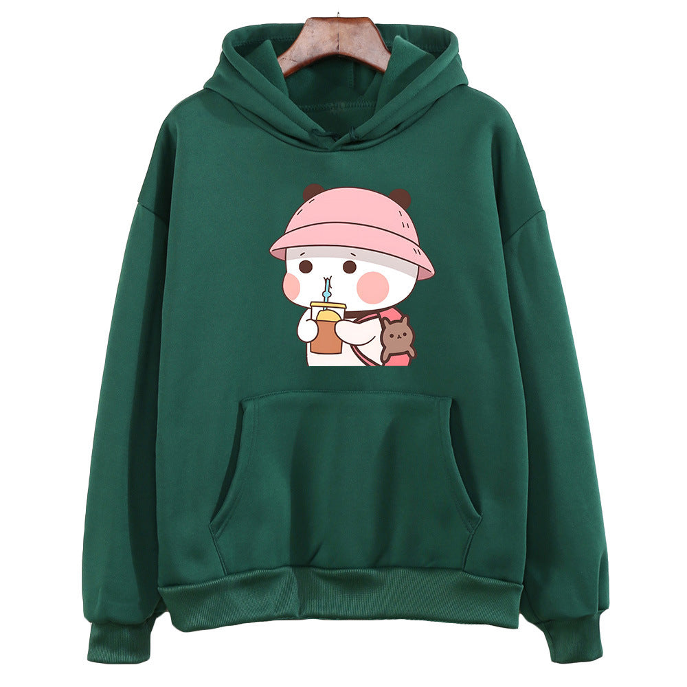 Bubu and Dudu Cute Cartoon Hoodies Graphic Sweatshirts Winter