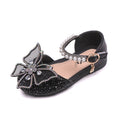 Girls Princess Shoes Cross-Border Summer New Bow Pearl Sandals Children's Single Shoes Baby High-Looking Small Leather Shoes