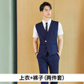 Stewardess uniform professional shirt Women's Spring temperament suit high-end hotel front desk reception work clothes beauty salon work clothes