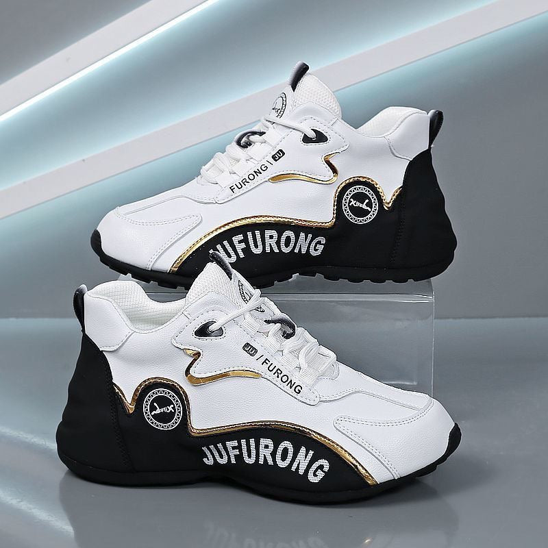 Couple's Shoes with Height-Increasing Insoles, Unisex Leather Sports Casual Shoes, Dad Shoes, Loafers, Men's Shoes