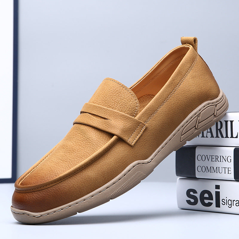 2025 Spring New Commuter Loafers Retro Old Money Style Slip-On Breathable Casual Loafers for Men Trendy