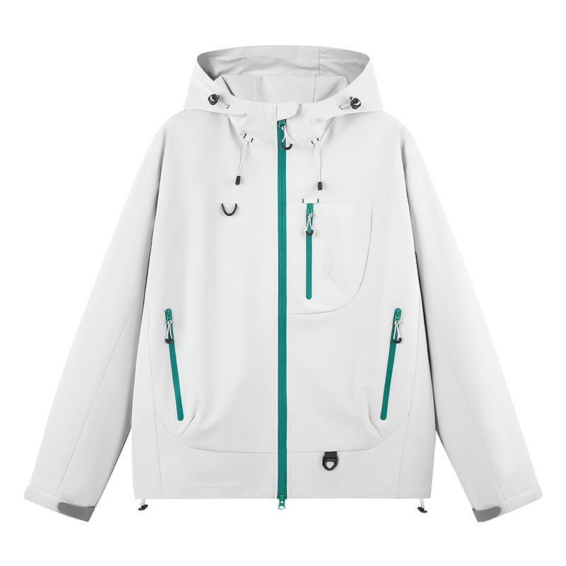 Outdoor Jacket Windproof and Waterproof Spring and Autum Sports Jacket 2025 Spring Popular Soft Shell Jacket for Men and Women Couples