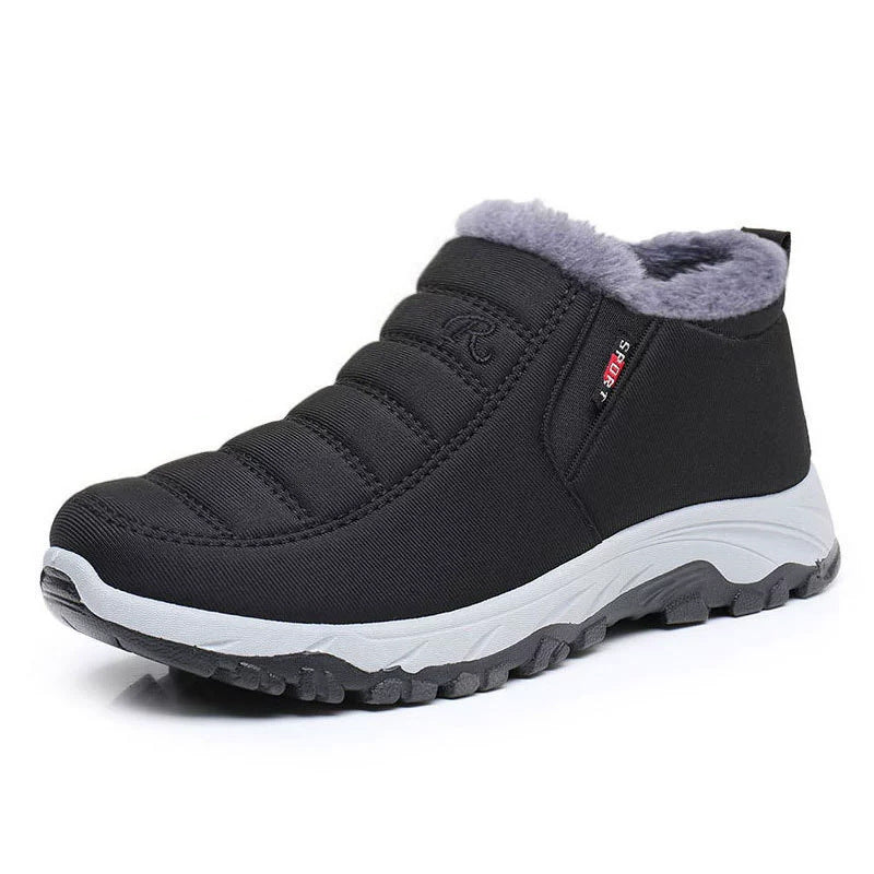 Cross-Border Snow Boots for Men and Women, Fashionable Cotton Boots, 2025 Thickeneded Warm Slip-On Cotton Boots, Comfortable Thick-Soled Boots