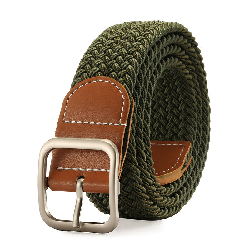 No-Punch Women's Belt, Versatile Denim Belt, Elastic Buckle Belt for Students, Lazy Belt