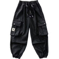 Girls' Cargo Pants 2025 Autumn Stylish Pants Children's Trendy Pocket Casual Pants for Older Children Loose Long Pants