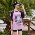 Swimsuit for Women, Conservative Two-Piece, Plus Size, Hot Spring, Tummy-Concealing, Slimming, Three-Piece Set, Student, 2025 New Sports Swimwear 100kg