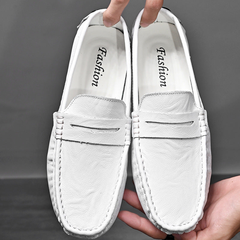 Men's Loafers Size 45 Extra Large Leather Shoes with Soft Soles, Size 46 Casual, Size 47 Soft Leather Men's Shoes, Spring 2026 New Model