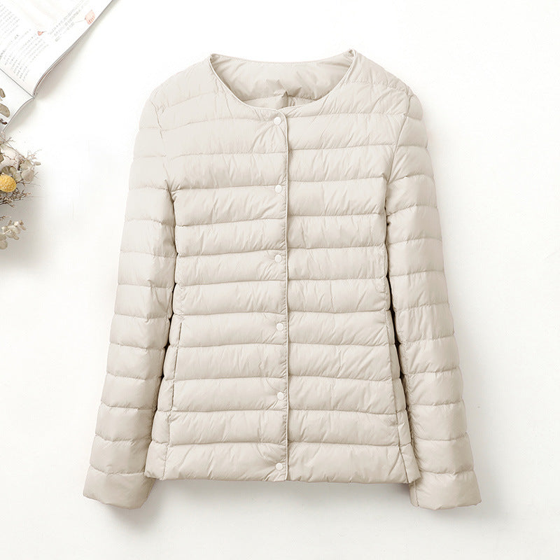 Winter 2024 New Warm Duck Down Liner Women's Lightweight Interior Fashion Casual All-match Down Jacket