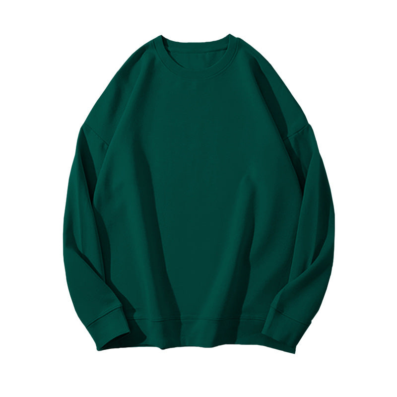 Solid Color Velvet Sweatshirt for Women in Autumn and Winter Korean Style Loose Casual Top T-Shirt Female Student Couple Outwear Bottoming Shirt