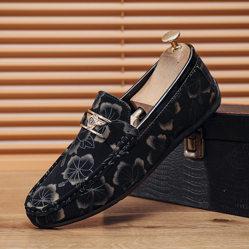 Spring New Men's Loafers Low-top Legs Men's Casual Shoes Fashionable All-match Loafers Slip-on