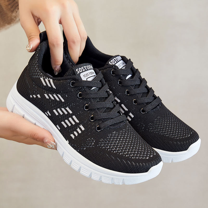 Women's Shoes 2026 Summer New Running Shoes Popular Wholesale Foreign Trade Women's Shoes Soft Sole Comfortable Cross-Border Sports Shoes for Women