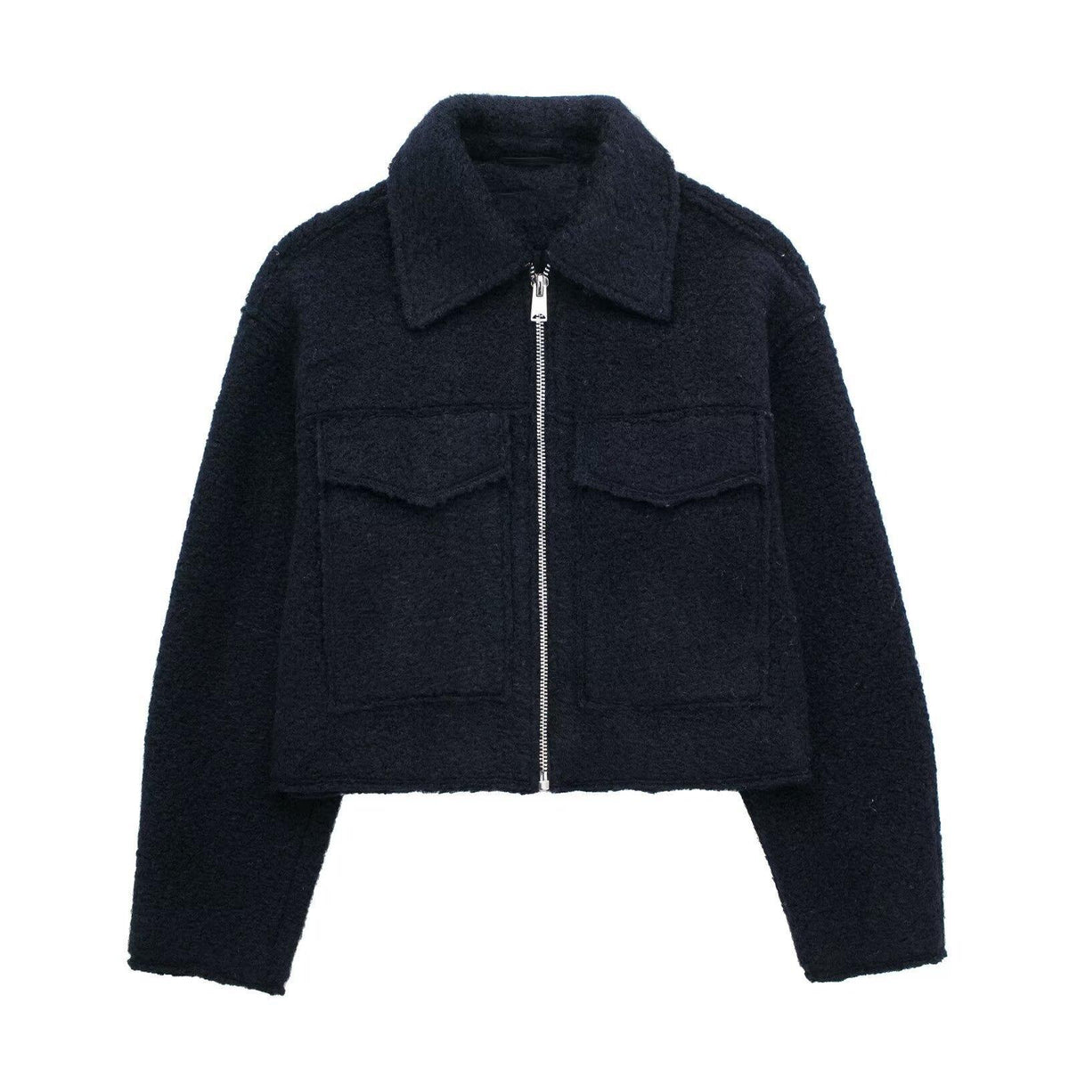 Independent Station Popular Spring & Fall European and American Cross-Border Women's Street Fashion Soft Short Jacket D69237