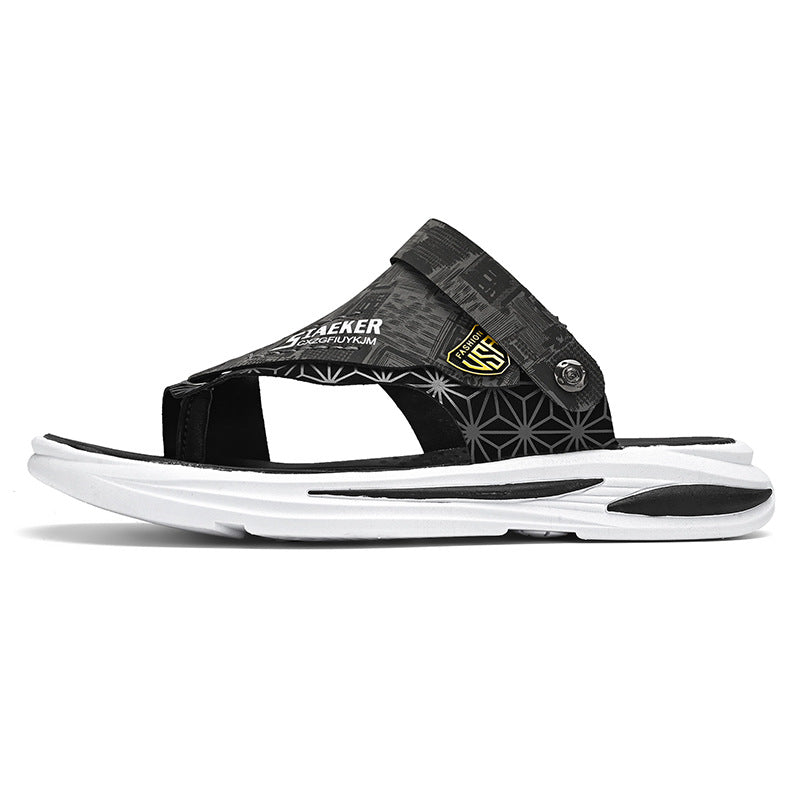 Sandals Men's Summer New High-Looking Men's Sandals Outdoor Versatile Casual Non-Slip Wear-Resistant Sports Beach Sandals