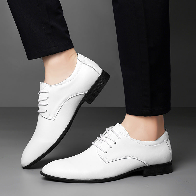 Autumn British men's shoes Men's Business pointed formal shoes fashion youth wedding shoes men's cross-border e-commerce wholesale