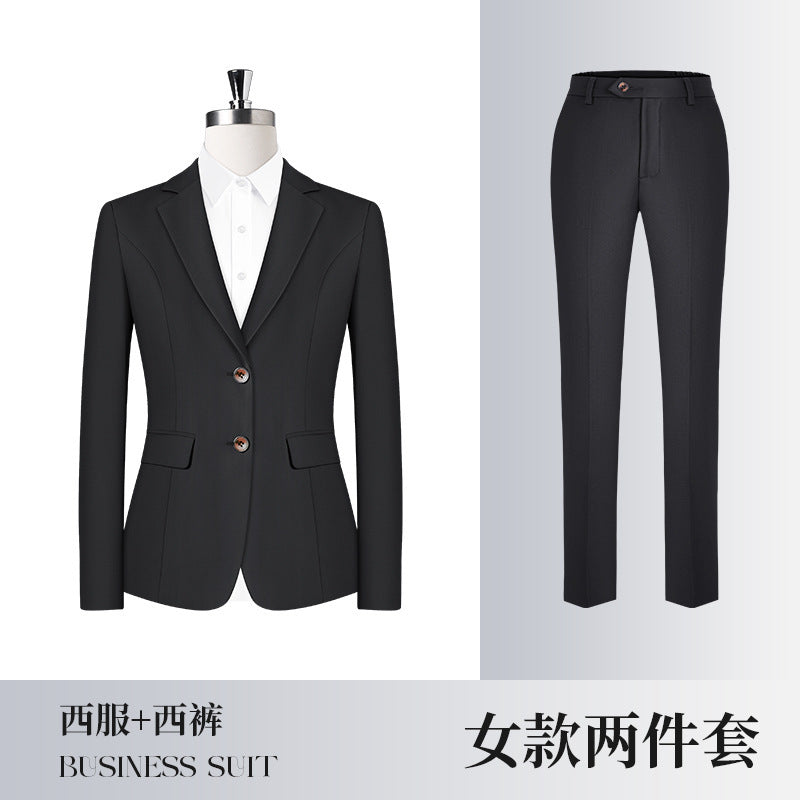 Professional Suit suit Business New Professional Suit Sales Office Work Clothes Dress Four Seasons Same for Men and Women