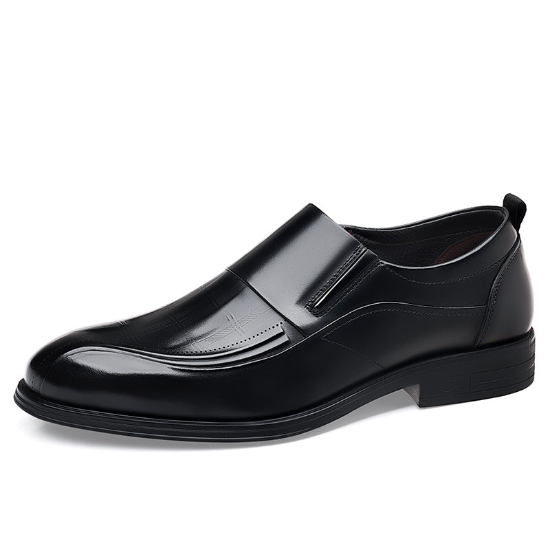 Men's shoes 2024 new business formal shoes men's Korean trend British pointed wedding shoes a generation of hair