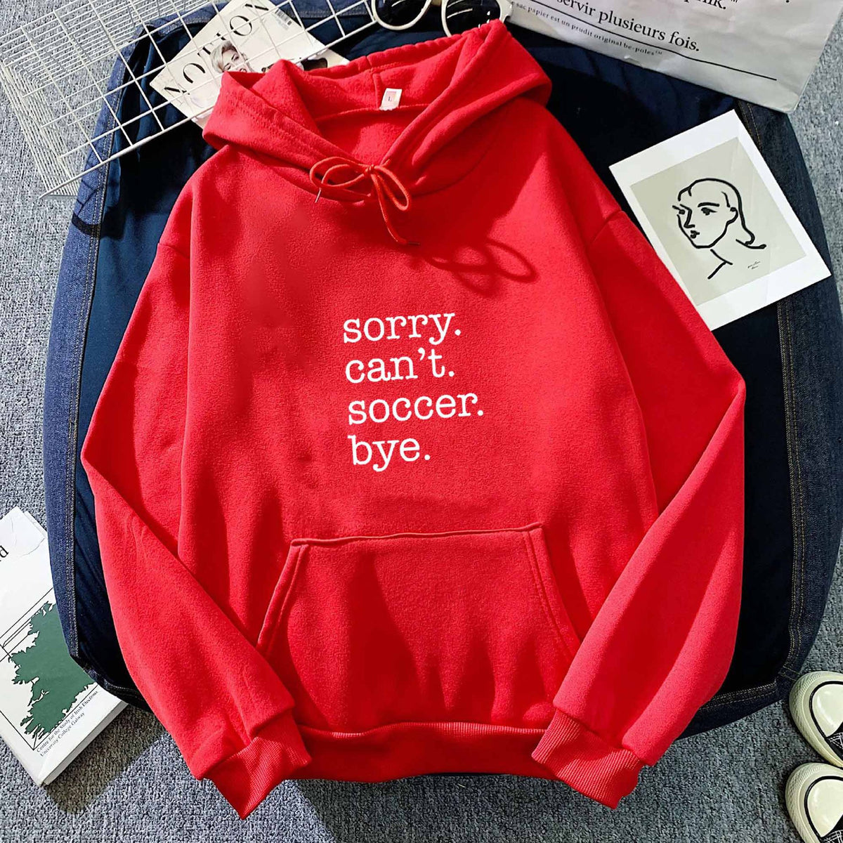 New Cross-Border Autumn and Winter Letter Printed Hoodies and Sweatshirts for Men and Women, Korean Style Trendyy Versatile Tops Amazon