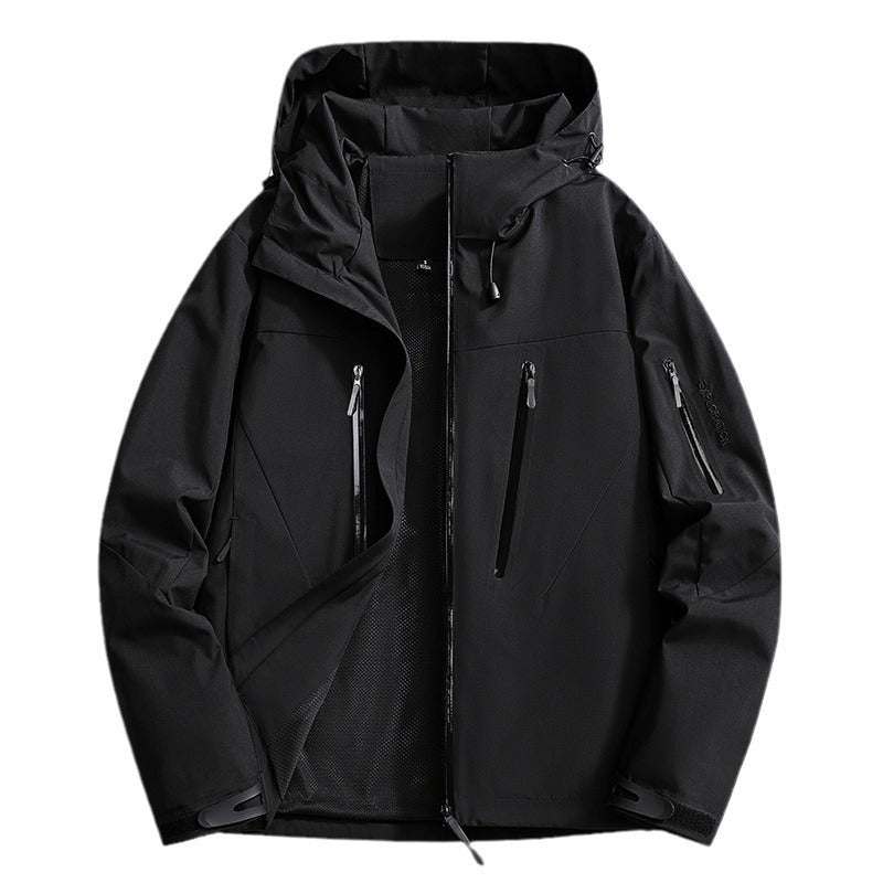 Cross-Border Thin Casual Jackets for Men and Women, Windbreaker Jackets, Waterproof and Windproof Work Jackets, Men's Jackets, Group Purchase