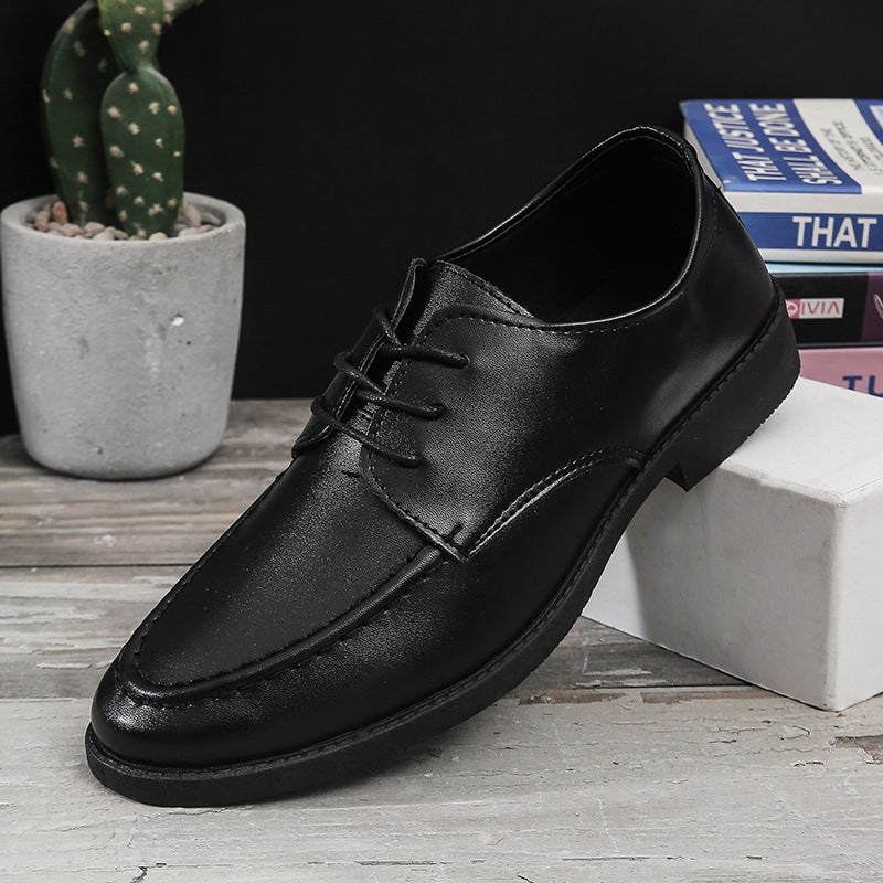 Leather shoes men's soft bottom men's leather shoes business formal wear leather shoes men's dad shoes work business casual shoes men's shoes